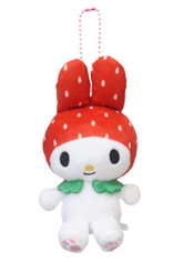 Little Ichigo Strawberry My Melody Plush Keychain