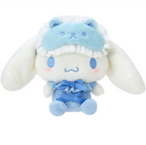 Sanrio's friendly favorite, Cinnamoroll, is stylishly ready for bed! The Bow Pajamas + Mascot Sleep Mask Cinnamoroll Plushie features two center bows and an attached bear-shaped sleep mask. Soft fabrics make this huggable plush perfect for nighttime snuggles.
A comforting friend perfect for winding down. A nice pairing if you're assembling a spa-day gift basket. A solid addition to any plushie or Cinnamoroll collection. Relax with the calming colors, friendly, embroidered face and just general squishabili