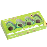 The adorable Avocado Chubby Belly Erasers Set features 4 cutie pie blooper-loving pals. They're ready to rise to the occasion of your next study or writing blunder.