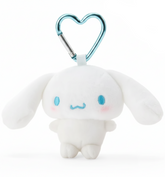 Bring a splash of cuteness to your day with the Cinnamoroll Mini Mascot Heart Clasp Plush Keychain! Featuring Sanrio's very own Cinnamoroll in a mini plush form, this keychain is both adorable and practical. With his cute smile and cheerful demeanor, Cinnamoroll is sure to brighten up your keys, bag, or backpack.