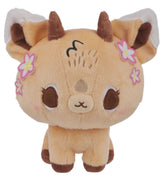 Meet the Desert Rose Dik Dik Antelope plushie, a delightful companion inspired by one of the world’s smallest and most adorable antelopes! This incredibly unique and sweetly charming plush is perfect for anyone who loves exotic wildlife or simply enjoys collecting rare and cute animals from the African wilderness. 
Inspired by the dik dik’s graceful appearance; the gentle desert-inspired colors, large expressive eyes, dainty hooves, and its signature petite horns, plus a touch of wildflower appli