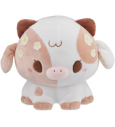 Meet the precious Flower Power Summer Cow XL Plushie, your new cuddly and cute companion. This LARGE ultra-soft plushie features dainty floral details and a charming expression that’s sure to melt your heart.