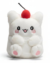 Bring a touch of sweetness to your collection with the Hanamaru Cherry Top Plushie. Its compact and soft design makes it perfect for display or snuggling, while the charming cherry-inspired top adds playful personality. A delightful collectible for fans of cute and cozy Sanrio plushies.