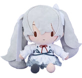 This unique and collectible version of Hatsune Miku is adapted from her style in the Sega game Project Sekai: Colorful Stage. In this world of pop idols and music, Hatsune Miku is the most popular of the virtual singers, with fans of all ages across the world. Her cheerful voice lends itself to a variety of genres and is used to help boys and girls find their “true feelings”. With a deep and meaningful story and unique grey-toned hair and white dress with sweet red ribbon detail, this version of Hatsun