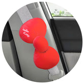 Hello Kitty Classic Big Red Bow Plush Seat Belt Cushion