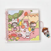 Capture your thoughts, dreams, and doodles in the most adorable way with our Kawaii Bunny Girl Notebooks! Each notebook features an enchanting Kawaii Bunny Girl, uniquely dressed to celebrate the charm of each season and activity—spring blossoms, summer sunshine, sweetheart bakery, and a cozy winter cabin. The delightful illustrations are bursting with color and cuteness, making these notebooks a joy to use throughout the year.
