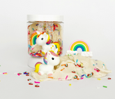 The perfect amount of Unicorn Party Kid Dough fun in an a-dough-rable compact package! Vanilla buttercream scented! Our sensory play kits are designed to inspire imagination and promote open-ended sensory play.