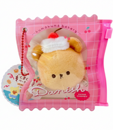 Say hello to the cutest little snack to carry your essentials! This unique Kuma Bakery Bear in a Bag Keychain, Sweet Cherry Danish features a soft, squishy bread bear plushie tucked inside a charming clear and pink mini wallet. The softness is like a mochi dessert and the design is unmatched.