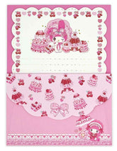 This My Melody Sanrio X Ame No Mori Fumika Collaboration Letter Set blends classic Sanrio charm with the delicate, whimsical style of acclaimed Japanese illustrator Ame No Mori Fumika. The set includes eight sheets of stationery and four envelopes, perfect for handwritten notes, letters, or gifting. Compact and beautifully designed, it’s a collectible piece for fans who love both Sanrio and unique, artistic collaborations.