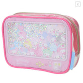 My Melody 50th Anniversary Claw Machine Falling Glitter Zip Pouch