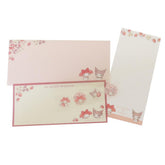 This classic Sanrio letter set combines adorable design with thoughtful functionality. With notepaper suited for both vertical and horizontal writing, it offers flexibility for different styles of notes and letters. Complete with envelopes and matching stickers, it’s perfect for sending heartfelt messages or adding a cute touch to your stationery collection.