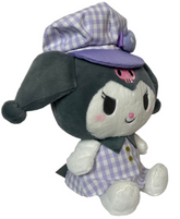 The indelible Kuromi, now donning a stylish newsboy hat and adorned in a trendy purple gingham outfit! This adorable plushie is a must-have for fans of Sanrio's mischievous character Kuromi, known for her spunky personality.
Dressed to impress in a purple gingham outfit, this Newsboy Kuromi Plushie in Purple Gingham adds a touch of fashionable flair to any collection. Whether displayed on a shelf, nestled among pillows, or snuggled up in bed, she's sure to bring a smile to your face every time you see her.