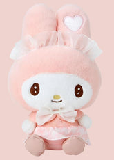 Say bonjour to the Pink French Girl My Melody Mignon Plushie, an exquisite addition to your Sanrio collection! Dressed in a chic houndstooth pattern and adorned with a charming French ribbon, My Melody brings a touch of Parisian elegance and playfulness to any setting.
Crafted with soft, premium fabrics and meticulous attention to detail, this plushie is perfect for collectors and fans who appreciate style and character. My Melody's fashionable outfit and her signature lovely expression make her an irresis