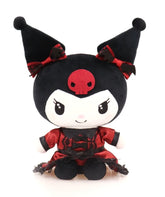 Dressed in a stunning black and red lace dress, Kuromi exudes sass and class in equal measure! The intricate details on her dress add a touch of elegance, contrasting beautifully with Kuromi's bold and unconventional spirit. Sanrio Kuromi Stuffed Animal