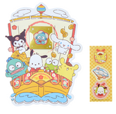 Sanrio Characters Decorative Pirate Treasure Ship Gift 'Red Envelope' & Sticker Set