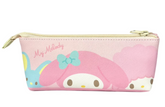 My Melody, Kuromi, & Friends Slim n Sleek Pencil Case feature a subtle, somewhat thinner style that makes it easy to slip in anywhere. Featuring the ever-popular Sanrio characters with their trusty mascots, full color and designed on both sides.