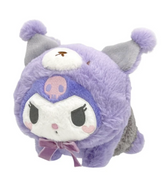 Adopt this Kuromi Crawling Baby Plushie into your life without any stress or fuss. Even though she's much younger, Kuromi's naturally edgy personality and look remain unchanged. Check out the applique pattern on her bottom, feel her fluffy fur, and plant a kiss on her adorable heart-shaped cheeks! She's as cute as a button!