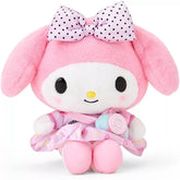Feelin' like you need a vacation big time? Wherever that paradise may be, you can always dream big about it with the Sanrio in Vacation Mode My Melody Plushie - maybe some day you can take it with you! With passport in hand, and real-zip side bag, this adorable travel companion is ready for any adventure.
Fitted in lovely leisurely attire with her bag strapped around her waist, she is all set to go! Her cute outfit and cheerful expression will bring a smile to your face as you explore new places together.