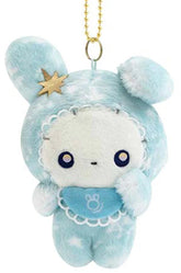 One of our favorite clans from San-X, the Sentimental Circus gang is not easy to find which adds to the uniqueness of this amazingly designed Galaxy Baby Plush Keychain! This cutie combines soft, huggable plush with a magical galaxy design. Perfect for adding a celestial kawaii charm to your bags or keys, this authentic Sentimental Circus character comes with a sturdy metal keychain attachment. Whether you're building your collection or searching for the perfect gift, this dreamy purple companion is ready t