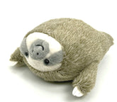 The Sloth Weighted Mini Plushie is a palm-sized plush toy with a chubby, round form, the ever-popular sloth appears in a unique position. The soft and fluffy texture will make you want to pet it forever! Small beans in its back give it a perfect soothing weight.