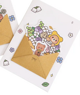 This Spring Bouquet Bear Greeting Card & Bookmark will make greeting loved ones even sweeter! Upon opening the card, the recipient will discover a dainty yet elegant removable bouquet piece and a charming bookmark.