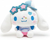 Say hello to the cutest little guy in the galaxy! This Y2K Heisei Cinnamoroll Plushie is dressed to impress in his adorable star-shaped shades, tiny cap, and Y2K attire. With his rosy cheeks and sweet smile, he’s ready to bring the maximum cuteness to your day. He may look innocent, but don’t let those sparkly glasses fool you—this little dude knows he’s the main character.