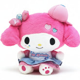 A little bundle of pink, fluffy, cuteness has arrived! This adorable and edgy Y2K Heisei My Melody Plushie is dressed up in the sweetest pastel outfit, with her tiny bow, hipster style hat, and that precious little smile that makes you wanna squeeze her forever. She’s giving sweet, soft, dreamy, and just a touch of edgy coolness. She brings brightness to every room she goes!!