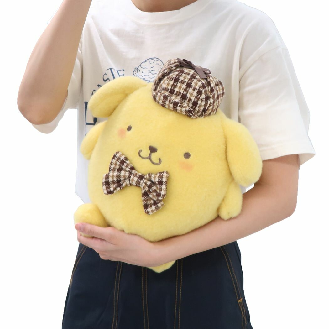 Pompompurin Mocha Plaid Large Plushie