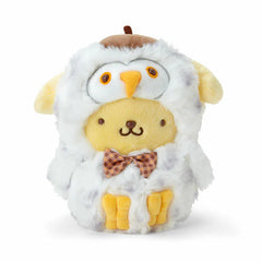 White Owl Pompompurin Woodland Plushie