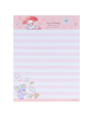 Bring back the charm of the 90s with the Classic My Melody Letter Set, a must-have for Sanrio fans. Featuring two different stationery and envelope designs, this set offers variety while keeping a cohesive, nostalgic aesthetic. Perfect for writing heartfelt notes, journaling, or gifting, it captures the timeless sweetness of My Melody. Made in Japan, this collectible stationery set blends vintage-inspired style with everyday functionality.