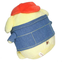 Jump back to the golden age of kawaii with our 90s Style Throwback Retro Pompompurin Plushie! This nostalgic version of Sanrio's beloved golden retriever pup captures all the vintage vibes while keeping his signature charm. Featuring Pompompurin in a retro-inspired outfit- a red backwards baseball hat and jean jacket, this plushie perfectly embodies the sweet spirit of 90s kawaii culture. Whether you're a long-time fan or new to collecting, this huggable piece of nostalgia brings together the best .