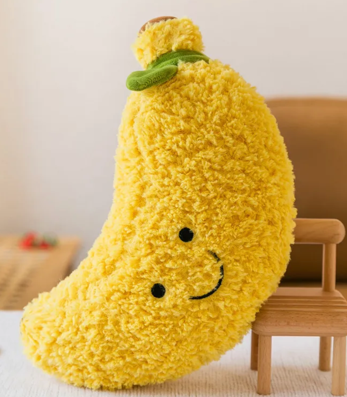 perfect gift for fruit enthusiasts, veggie lovers, or just someone who appreciates adorable plush toys, our Assorted Fruit and Vegetable Produce Plushies are sure to bring a little extra cheer in their life. Banana stuffed animal