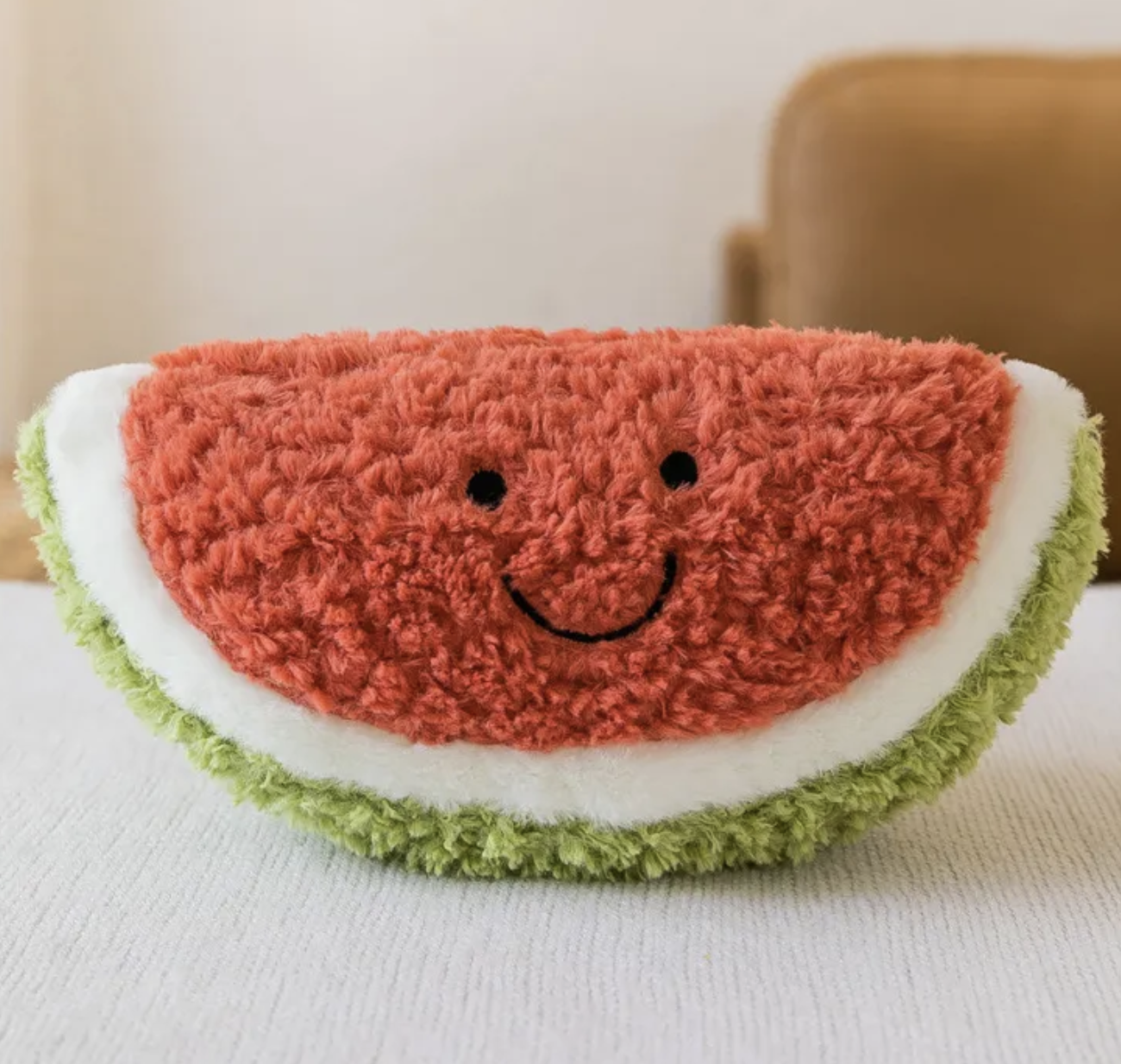 perfect gift for fruit enthusiasts, veggie lovers, or just someone who appreciates adorable plush toys, our Assorted Fruit and Vegetable Produce Plushies are sure to bring a little extra cheer in their life. Watermelon stuffed animal