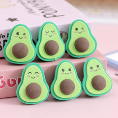 The adorable Avocado Chubby Belly Erasers Set features 4 cutie pie blooper-loving pals. They're ready to rise to the occasion of your next study or writing blunder.