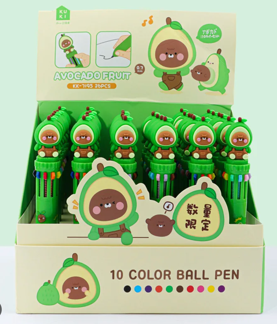 A charming little bear with avocado-shaped head in the sweetest brown overalls wants to help you handle your mundane life tasks like organizing, studying, and paying bills with absolute joy and efficiency!&nbsp;