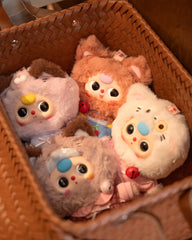 Baby Three Kitten Wardrobe Series Plush Keychain Blind Box