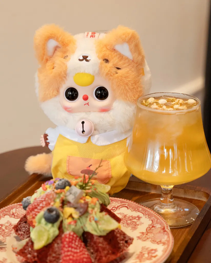 Baby Three Kitten Wardrobe Series Plush Keychain Blind Box