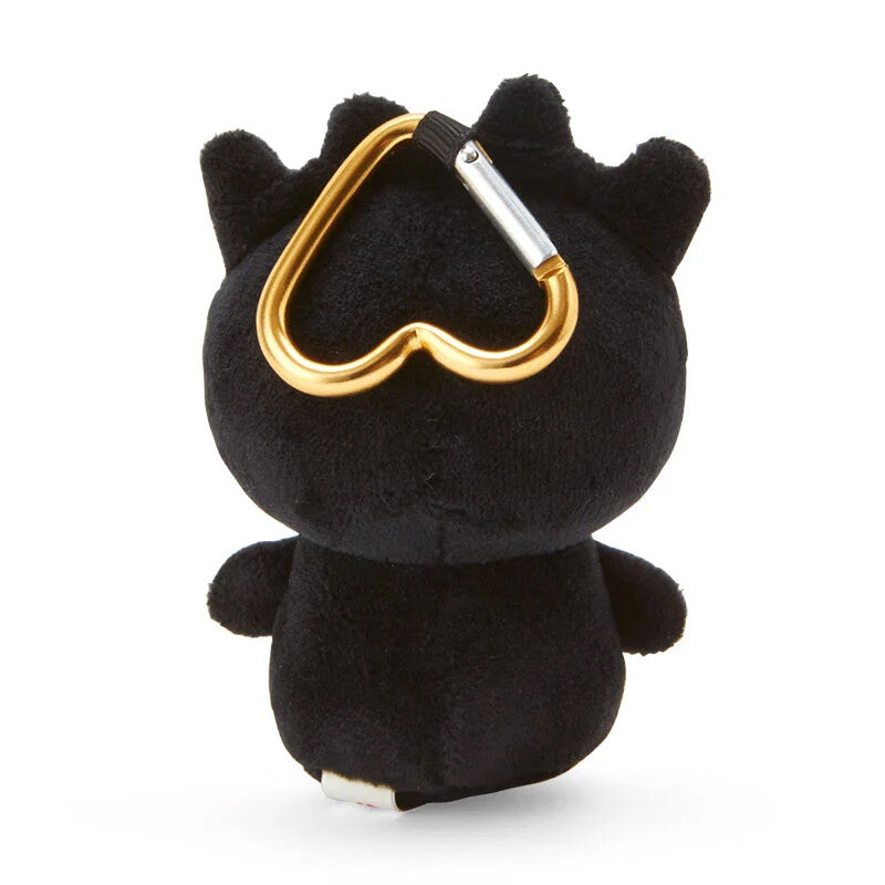 Rebellious charm is this funky penguin's vibe-- add that flavor to your accessories with the Bad Badtz-Maru Mini Mascot Heart Clasp Keychain! This keychain features the mischievous penguin, Bad Badtz-Maru, in a mini plush format. With his signature spiky hair and cheeky expression, he’s sure to stand out.