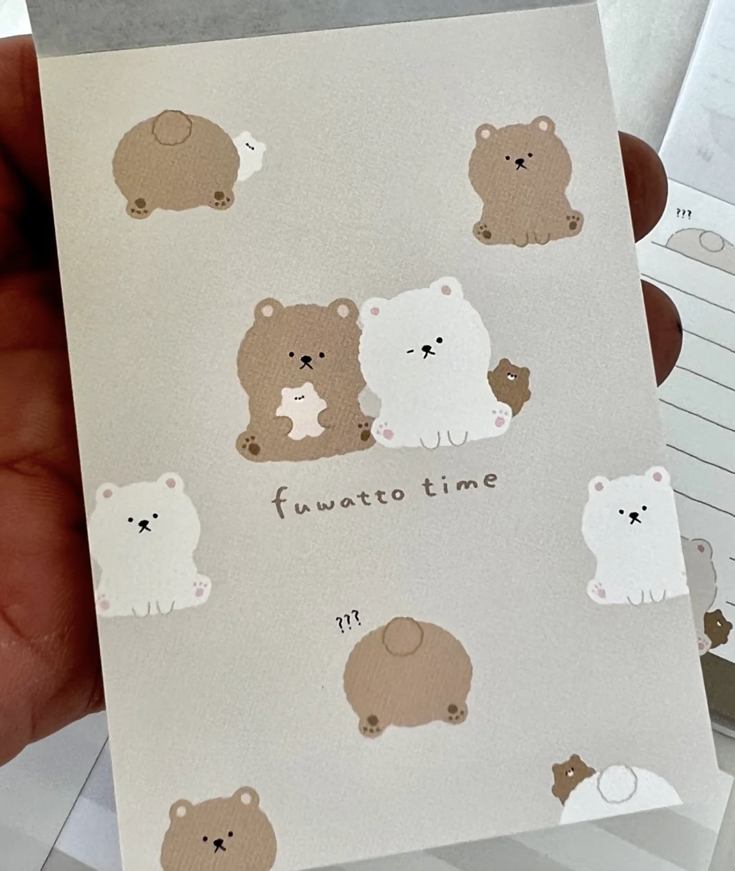 These Bears with Teddies Kawaii Mini Notepads feature two different designs, printed in full color. Quality binding, yet easy tear-out sheets.