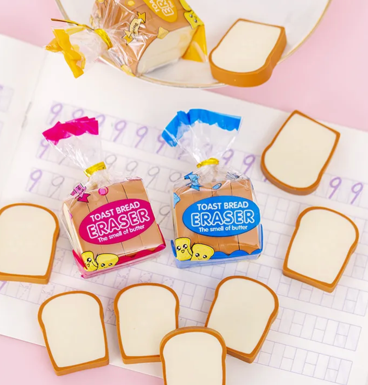 Bread, sandwich or foodie lovers will love writing, drawing or even doing advanced mathematical calculations with this cute little pack. 