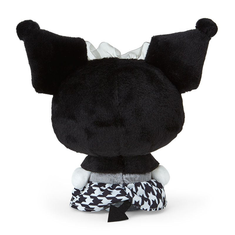 Say bonjour to the Black French Girl Kuromi Mignon Plushie, an exquisite addition to your Sanrio collection! Dressed in a chic houndstooth pattern and adorned with a charming French ribbon, Kuromi brings a touch of Parisian elegance and playful mischief to any setting.

Crafted with soft, premium fabrics and meticulous attention to detail, this plushie is perfect for collectors and fans who appreciate style and character. Kuromi's fashionable outfit and her signature playful expression make her an irresisti