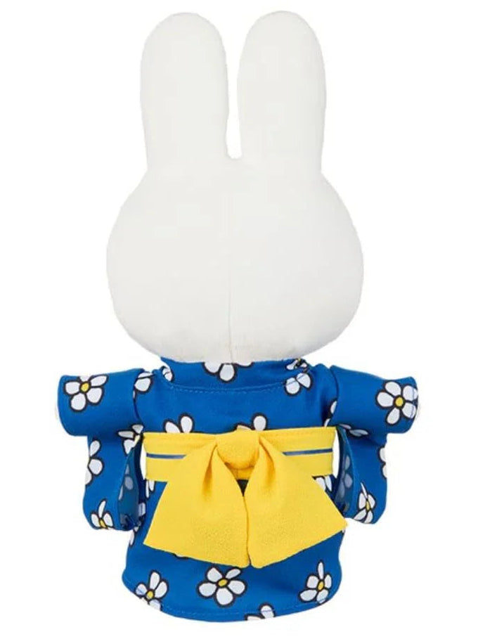 RARE Collectible Blue Floral Kimono Miffy Plushie