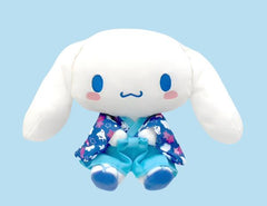 Presenting the beloved Cinnamoroll in high quality plush form, the Blue Plover Bird Kimono Cinnamoroll Plushie is decked in a stunning traditional Japanese blue cherry blossom kimono and matching silky blue pants and slippers.

A perfect balance of charm, elegance, and sophistication with epic doses of cute!

Sanrio collectors, grab this special Blue Butterfly Kimono Cinnamoroll Plushie while supplies last!