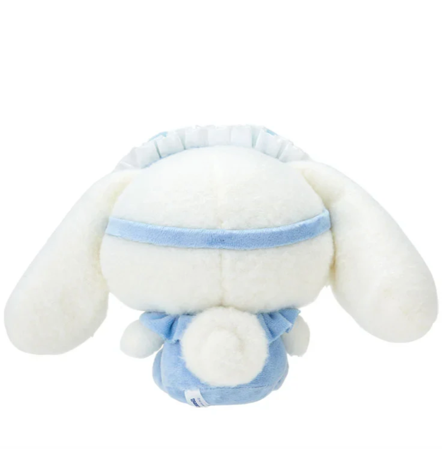 Sanrio's friendly favorite, Cinnamoroll, is stylishly ready for bed! The Bow Pajamas + Mascot Sleep Mask Cinnamoroll Plushie features two center bows and an attached bear-shaped sleep mask. Soft fabrics make this huggable plush perfect for nighttime snuggles.


A comforting friend perfect for winding down. A nice pairing if you're assembling a spa-day gift basket. A solid addition to any plushie or Cinnamoroll collection. Relax with the calming colors, friendly, embroidered face and just general squishabili