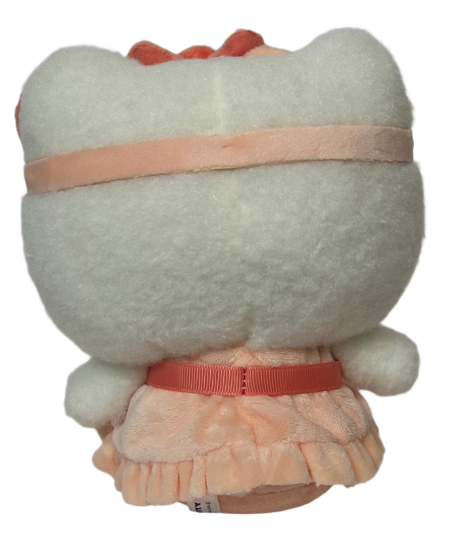 Sanrio's classic favorite, Hello Kitty, is stylishly ready for bed! The Bow Pajamas + Mascot Sleep Mask Hello Kitty Plushie features a center bow on both top and bottom, ruffled nightie, and an attached bear-shaped sleep mask. Soft fabrics make this huggable plush perfect for nighttime snuggles.