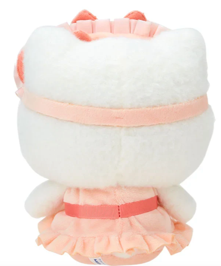 Sanrio's classic favorite, Hello Kitty, is stylishly ready for bed! The Bow Pajamas + Mascot Sleep Mask Hello Kitty Plushie features a center bow on both top and bottom, ruffled nightie, and an attached bear-shaped sleep mask. Soft fabrics make this huggable plush perfect for nighttime snuggles.



A comforting friend perfect for winding down. A nice pairing if you're assembling a spa-day gift basket. A solid addition to any plushie or Hello Kitty collection. Relax with the calming colors, friendly, embroid