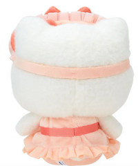 Sanrio's classic favorite, Hello Kitty, is stylishly ready for bed! The Bow Pajamas + Mascot Sleep Mask Hello Kitty Plushie features a center bow on both top and bottom, ruffled nightie, and an attached bear-shaped sleep mask. Soft fabrics make this huggable plush perfect for nighttime snuggles.



A comforting friend perfect for winding down. A nice pairing if you're assembling a spa-day gift basket. A solid addition to any plushie or Hello Kitty collection. Relax with the calming colors, friendly, embroid