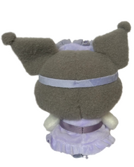 Sanrio's feisty favorite, Kuromi, is stylishly ready for bed! The Bow Pajamas + Mascot Sleep Mask Kuromi Plushie features a sweet center bow, ruffled nightie and an attached tapir-shaped sleep mask (It's Baku!) Soft fabrics make this huggable plush perfect for nighttime snuggles.