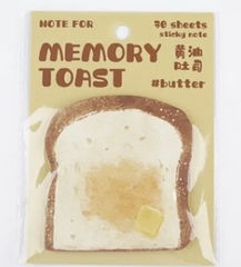 Bread and butter are a classic duo but when sticky notes join the mix, it makes for a dynamite trio! Buttered Toast Post-it Sticky Notes make notating, jotting down reminders, list-making, and other memory-saving activities a kawaii joy