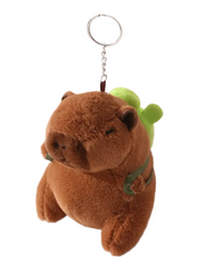 The strawberry hat capybara keychain you never knew you needed. The turtle backpack toting capybara keychain that's suddenly a must-have. Tote your keys with kawaii style and conquer your day with a Capybara Plushie Keychain